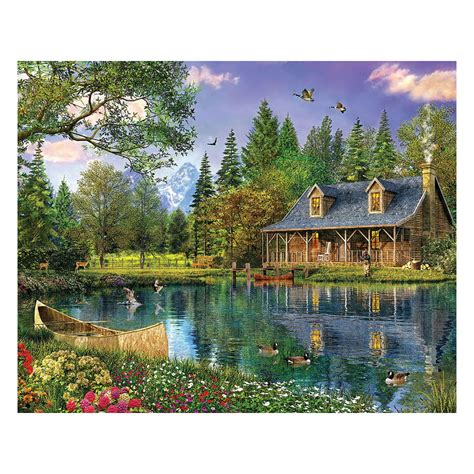 ENGAGING ACTIVITY This 1000-piece jigsaw puzzle provides a perfect opportunity for relaxation & engagement. . White mountain jigsaw puzzles